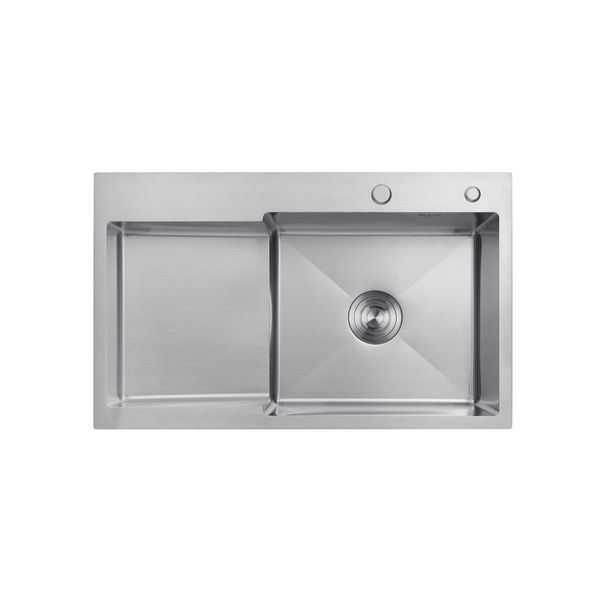 Комплект кухонной мойки Kroner KRP Geb&uuml;rstet - 7848RHM (3.0/1.0 мм) ST0300222 фото