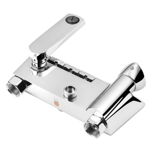 Термостатическая душевая система 2 в 1 Kroner KRP Axis Line Thermo-C0636 SS73794 фото