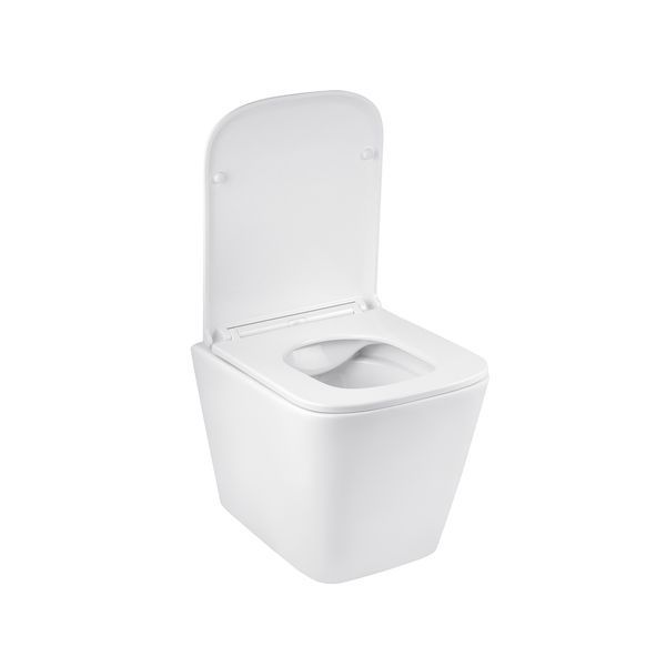 Комплект 4 в 1: Инсталяция Grohe Rapid SL 3 в 1 38772001 + Унитаз безободковый Kroner Eifel WHI493436 RIMLESS с сиденьем Slim Duroplast / Soft-close / Quick relase KE493436WHIR (38772001KE493436) CV033816 фото