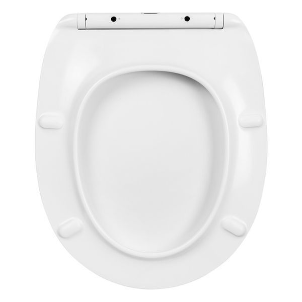 Комплект 4 в 1: Инсталляция Grohe Solido 2 в 1 38971000 + Панель смыва для унитаза Grohe Even Black 38966KV0 + Унитаз безободочный Kroner Oker WHI533536 RIMLESS с сиденьем Slim Duroplast / Soft-close6 (38971966KV0KO53R) CV036756 фото