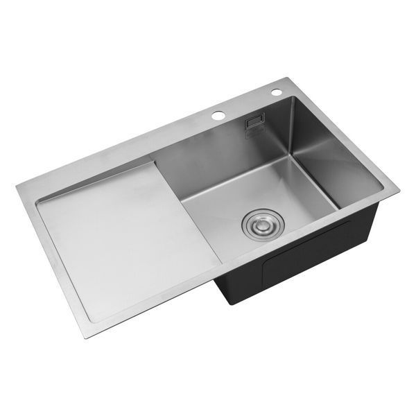 Комплект подрібнювач та кухонна мийка Kroner KRP Geb&uuml;rstet - 7849RHM ST62521 фото
