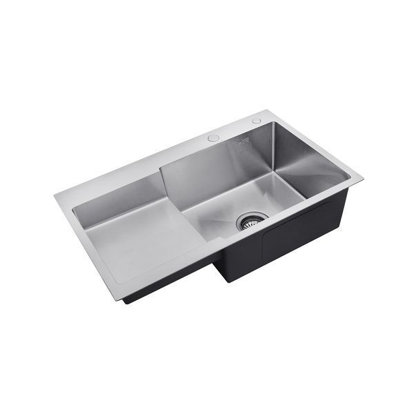 Комплект кухонной мойки Kroner KRP Geb&uuml;rstet - 7848RHM (3.0/1.0 мм) ST0300222 фото