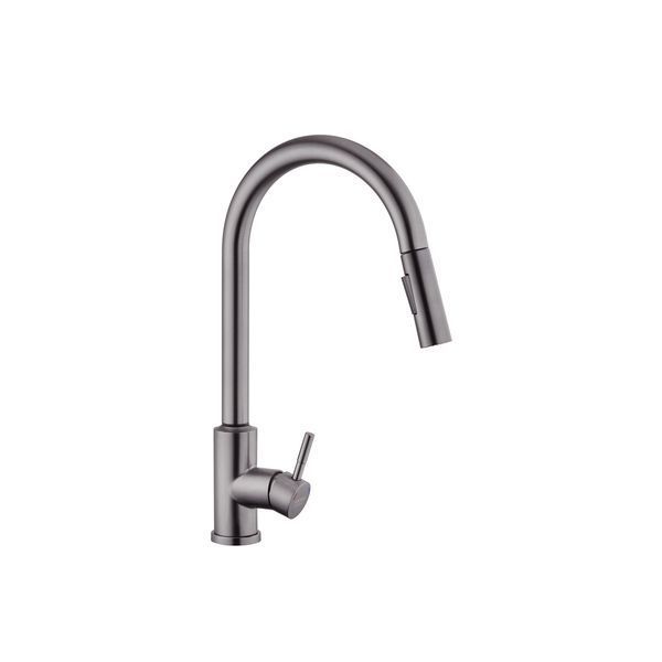 Смеситель для кухни с выдвижным изливом Kroner KRP Edelstahl Klassisch - PVD03916 сенсорный CV032496 фото