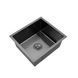 Кухонна мийка Kroner KRP Schwarze - 4843HM PVD (3.0/1.0 мм) CV022792 фото 3