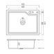 Комплект кухонной мойки Platinum 650х430х220 pl23594 фото 3
