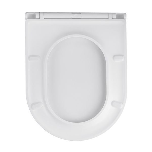 Комплект 4 в 1: Инсталляция Grohe Solido 2 в 1 38971000 + Панель смыва для унитаза Grohe Even 389662430 + Унитаз подвесной безобедочный Kroner Armada WHI513636 RIMLESS с сиденьем Slim Duroplast /Soft (38971966243KA51R) CV036758 фото