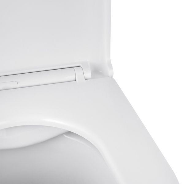 Комплект 4 в 1: Инсталляция Grohe Solido 2 в 1 38971000 + Панель смыва для унитаза Grohe Even 389662430 + Унитаз подвесной безобедочный Kroner Armada WHI513636 RIMLESS с сиденьем Slim Duroplast /Soft (38971966243KA51R) CV036758 фото