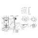 Комплект 4 в 1: Инсталяция Grohe Rapid SL 3 в 1 38772001 + Унитаз безободковый Kroner Armada WHI513636 RIMLESS с сиденьем Slim Duroplast / Soft-close / Quick relase (38772001KA513636) CV033815 фото 2