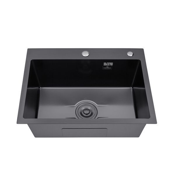Комплект кухонной мойки Kroner Derby PVD - 5843HM ST34371 фото