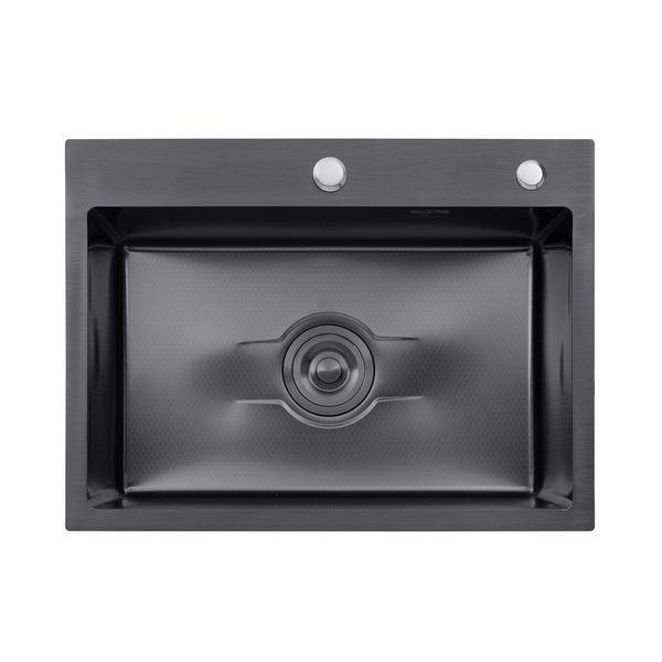 Комплект кухонной мойки Kroner Derby PVD - 5843HM ST34371 фото