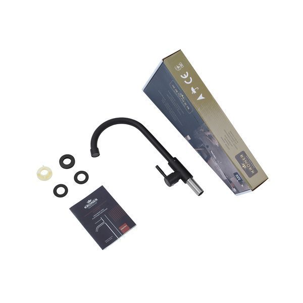 Комплект кухонной мойки Kroner KRP Schwarze - SET7546HM PVD ST02277 фото