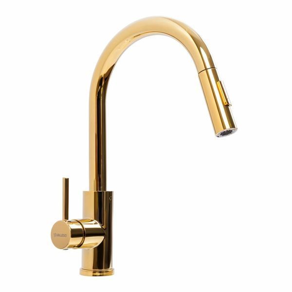 Комплект кухонної мийки Platinum Handmade 60*50 PVD Gold NES-JL7 pl23522 фото