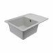 Гранитная мойка для кухни Platinum 6243 LIANA матовая Белая в точку 3759 фото 6