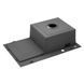 Комплект кухонної мийки Kroner KRP Schwarze 78х49HM PVD ST07 Grafite SL44792 фото 10