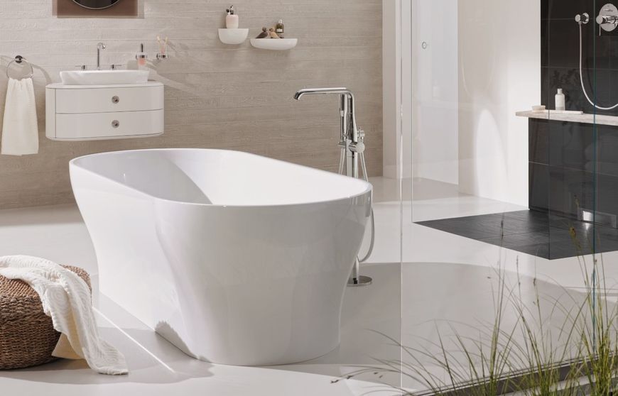 Змішувач підлоговий для ванни Essence New (23491001), Grohe 23491001/25248001 фото