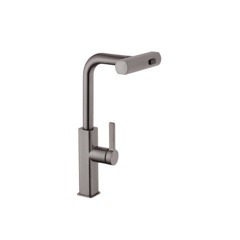 Смеситель для кухни с выдвижным изливом Kroner KRP Edelstahl Klassisch - PVD03918 CV032499 фото