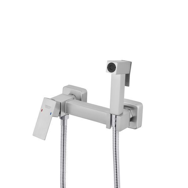 Набор для гигиенического душа со смесителем Kroner KRP Edelstahl Kubus - ESG052 CV031897 фото