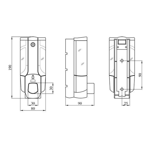 Дозатор для жидкого мыла Kroner KRM Rizze - ACP403 CV022920 фото