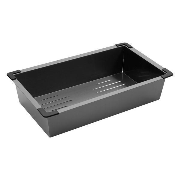 Комплект кухонної мийки Kroner KRP Geb&uuml;rstet 63х50HM ST04 BLK SL43711 фото