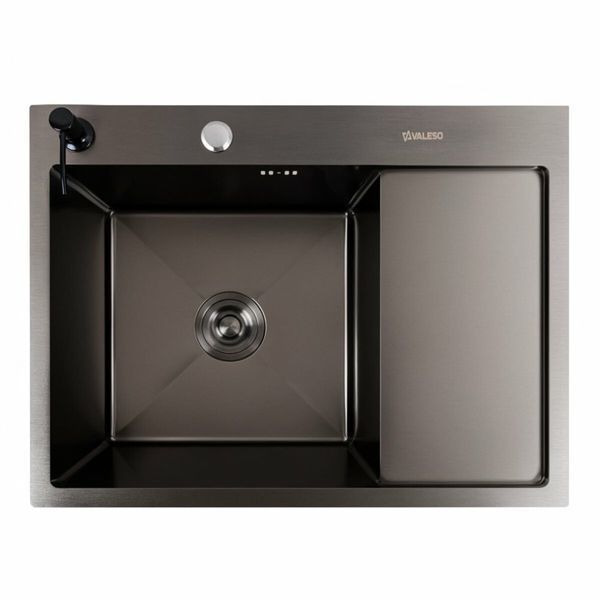 Комплект кухонної мийки Platinum Handmade CM 65*50 L PVD pl23562 фото