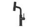 Смеситель на кухню водопад с выдвижной лейкой черный Nett LB-35 199 фото 1