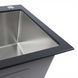 60*45 Мийка скляна Valeso Handmade BLACK GLASS 53378 фото 3