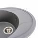 Гранитная мойка для кухни Platinum 5847 ONYX матовая (серый муссон) 38974 фото 3