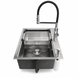 Комплект кухонної мийки Kroner KRP Geb&uuml;rstet 63х50HM ST04 BLK SL43711 фото 5