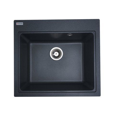 Гранитная мойка для кухни Platinum 5852 VESTA матовая Антрацит 49162 фото
