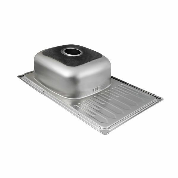 Кухонная мойка из нержавеющей стали Platinum САТИН 7645 (0,8/180 мм) 11694 фото