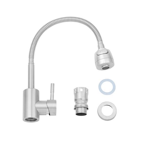 Смеситель для кухни с гибким изливом Agua Acero - INOX035-2 CV023291 фото