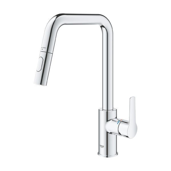 Смеситель для кухни с выдвижным изливом Grohe QuickFix Start 30631000 CV036255 фото
