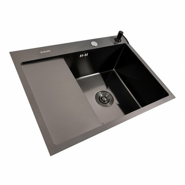 Комплект кухонной мойки Platinum Handmade CM 65*50 R PVD pl23544 фото
