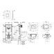 Комплект 4 в 1: Инсталляция Grohe Rapid SL 3 в 1 38772001 + Унитаз безободковый Kroner Harz WHI493736 RIMLESS с сиденьем Slim Duroplast / Soft-close / Quick relase KH493736WHIR (38772001KH493736) CV033817 фото 2