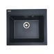 Гранитная мойка для кухни Platinum 5852 VESTA матовая Антрацит 49162 фото 1