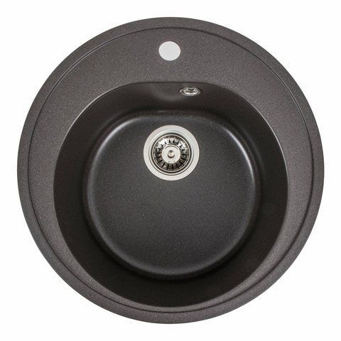 Гранітна мийка для кухні Platinum 510 LUNA матовая Гренадін 40333 фото