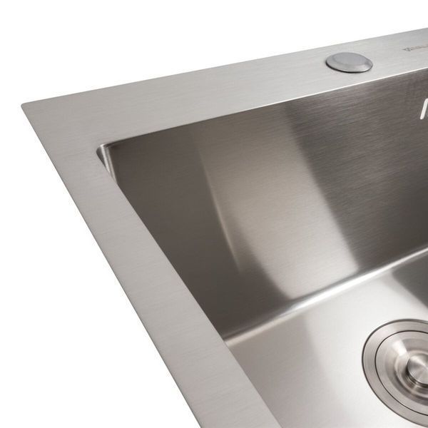 Комплект кухонної мийки Valeso 50х50HM Kitchen Line SL73311 фото
