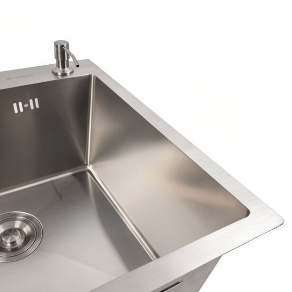 Комплект кухонної мийки Valeso 50х50HM Kitchen Line SL73311 фото