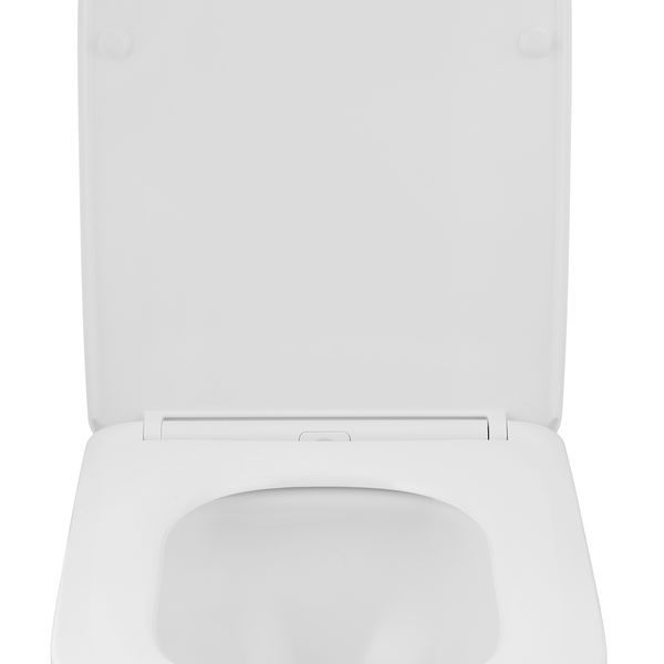 Комплект 4 в 1: Инсталляция GROHE Solido 3 в 1 3884966Q + Унитаз безободковый Kroner Eifel WHI483429 TORNADO с сиденьем Slim Duroplast / Soft-close / Quick relase KE483429WHIT (3884966KE483429) CV033819 фото