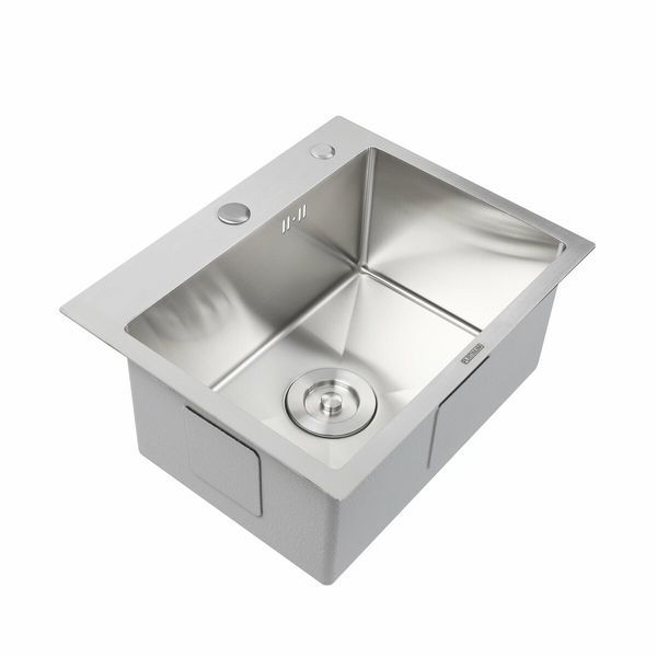 КУХОННА МИЙКА PLATINUM HANDMADE Н 500Х400Х230 (З КРІПЛЕННЯМ) 33666 фото