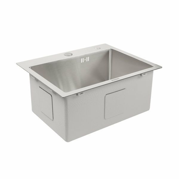 КУХОННА МИЙКА PLATINUM HANDMADE Н 500Х400Х230 (З КРІПЛЕННЯМ) 33666 фото