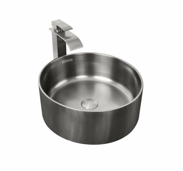 Умывальник Platinum Handmade PVD черный 380x380 мм 23598 фото