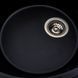 Гранітна мийка для кухні Platinum 5847 ONYX матова (чорна) 38976 фото 5