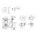 Комплект 4 в 1: Инсталляция GROHE Solido 3 в 1 3884966Q + Унитаз безободковый Kroner Eifel WHI483429 TORNADO с сиденьем Slim Duroplast / Soft-close / Quick relase KE483429WHIT (3884966KE483429) CV033819 фото 6