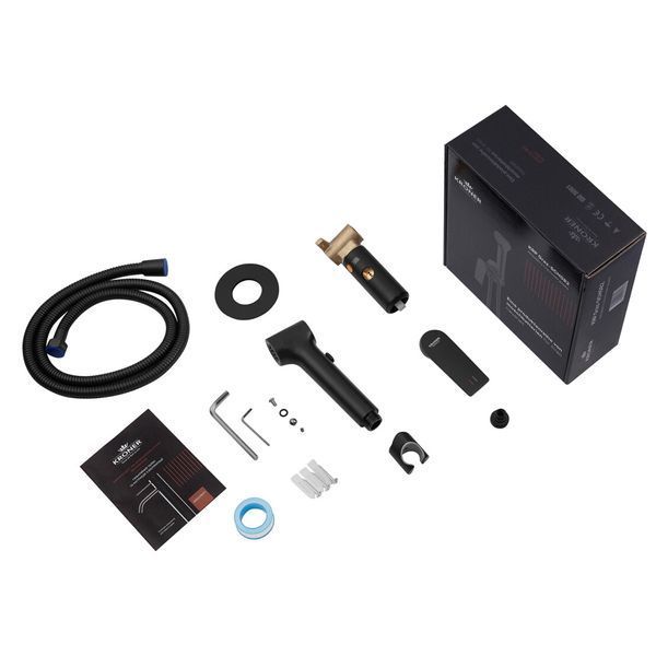 Комплект инсталляции GROHE Compact Hygiene Set 5-в-1 Black SL33469 фото