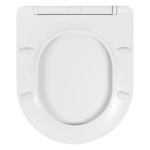 Комплект 4 в 1: Инсталляция GROHE Solido 3 в 1 3884966Q + Унитаз безободковый Kroner Harz WHI483632 TORNADO с сиденьем Slim Duroplast / Soft-close / Quick relase KH483632WHIT (3884966KH483632) CV033820 фото