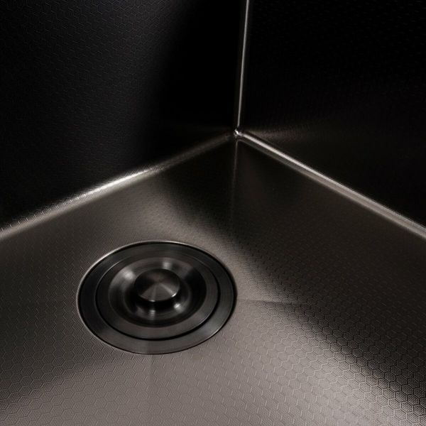 Комплект кухонной мойки Platinum Handmade 50*50 PVD DECOR pl23700 фото