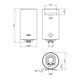Водонагрівач Ariston PRO1 R 100 V 1,8K PL DRY HEATER з сухим ТЕНом 3201856 CV034098 фото 2