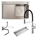 Комплект кухонной мойки Valeso 78х50HM BLK04 Kitchen Line SL73111 фото 1