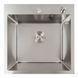Кухонная мойка 50*50 нержавейка Platinum Handmade (сифон круглый, 3.0/1.5) 45348 фото 1